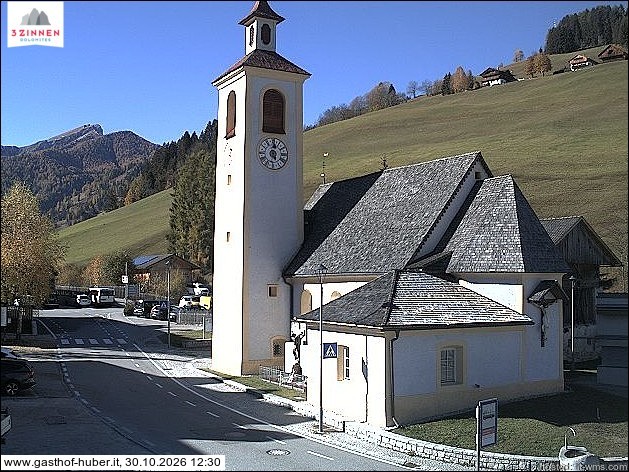 Archived image Webcam Prags (South Tyrol)
