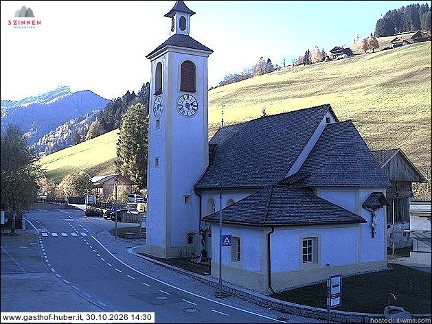 Archived image Webcam Prags (South Tyrol)
