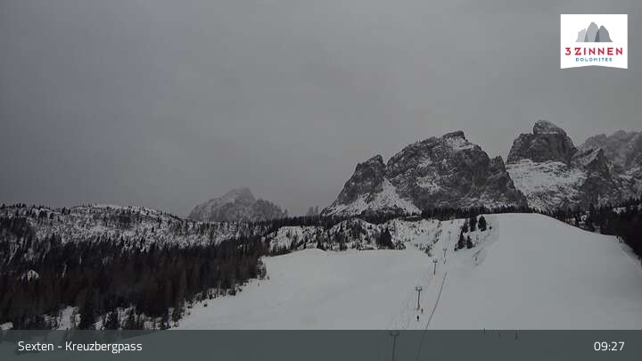 Archiv Foto Webcam Kreuzbergpass nahe Sexten