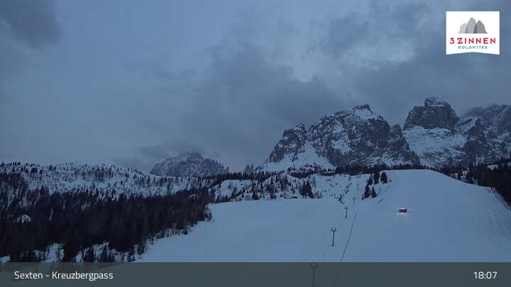 Archiv Foto Webcam Kreuzbergpass nahe Sexten