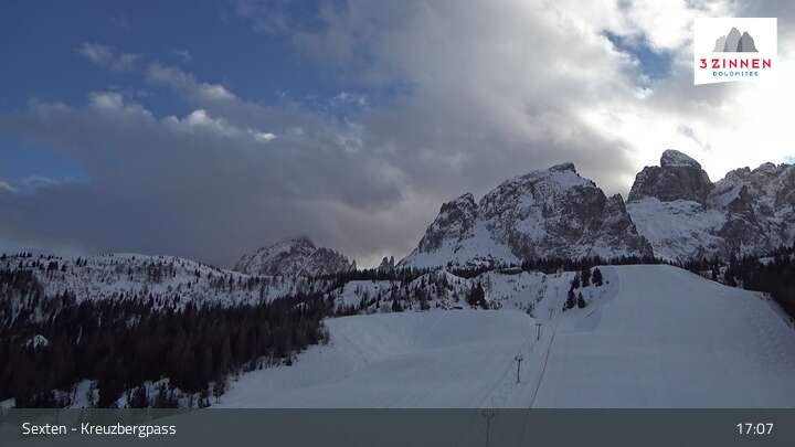 Archiv Foto Webcam Kreuzbergpass nahe Sexten