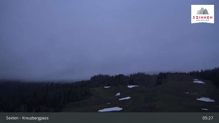 Archiv Foto Webcam Kreuzbergpass nahe Sexten