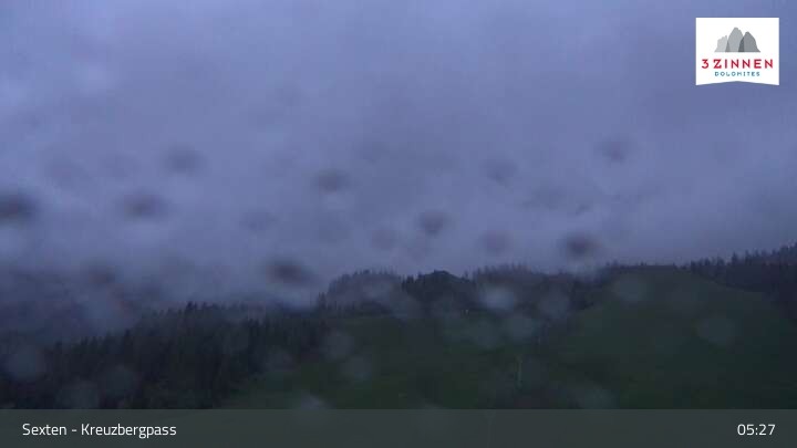 Archiv Foto Webcam Kreuzbergpass nahe Sexten