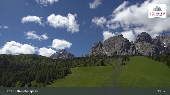 Archived image Webcam Alpine Pass: Kreuzbergpass