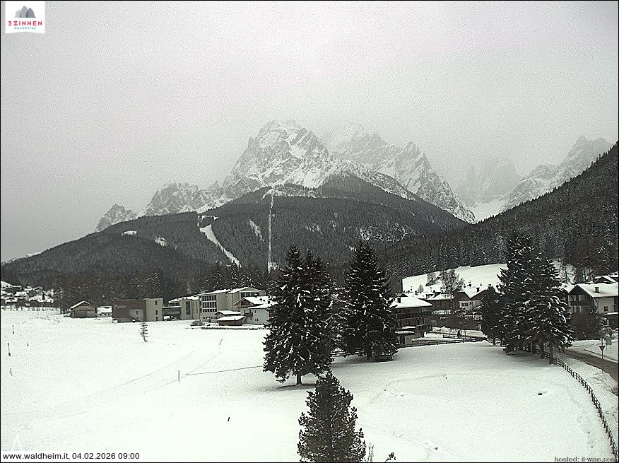 Archived image Webcam Waldheim (Sexten)