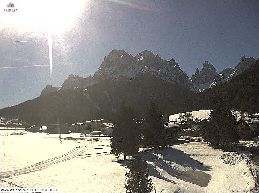 Archived image Webcam Waldheim (Sexten)