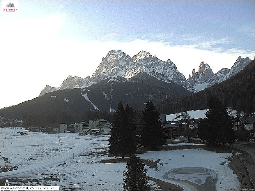 Archived image Webcam Waldheim (Sexten)