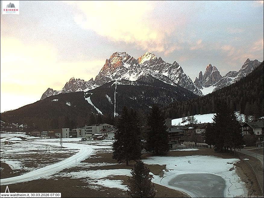 Archiv Foto Webcam Waldheim bei Sexten