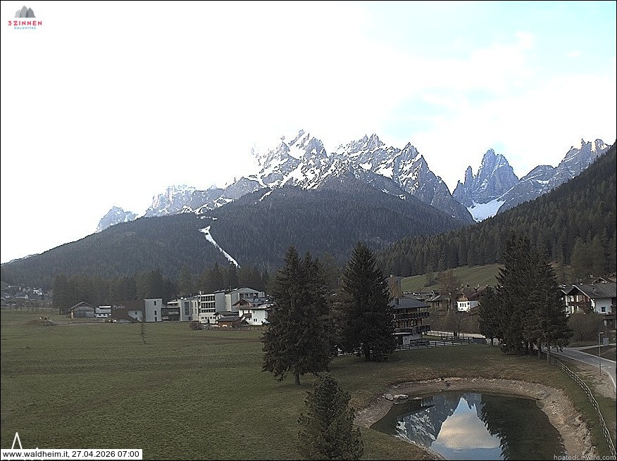 Archiv Foto Webcam Waldheim bei Sexten