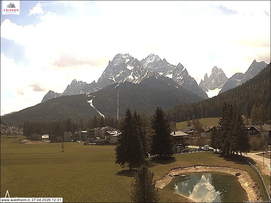 Archiv Foto Webcam Waldheim bei Sexten