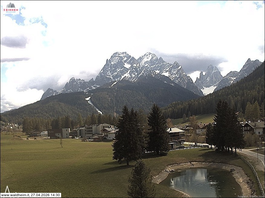 Archived image Webcam Waldheim (Sexten)