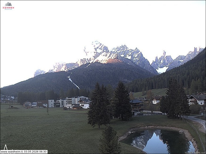 Archiv Foto Webcam Waldheim bei Sexten