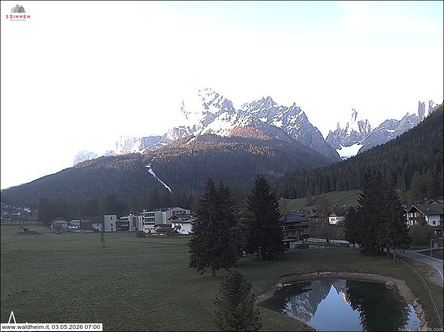 Archiv Foto Webcam Waldheim bei Sexten