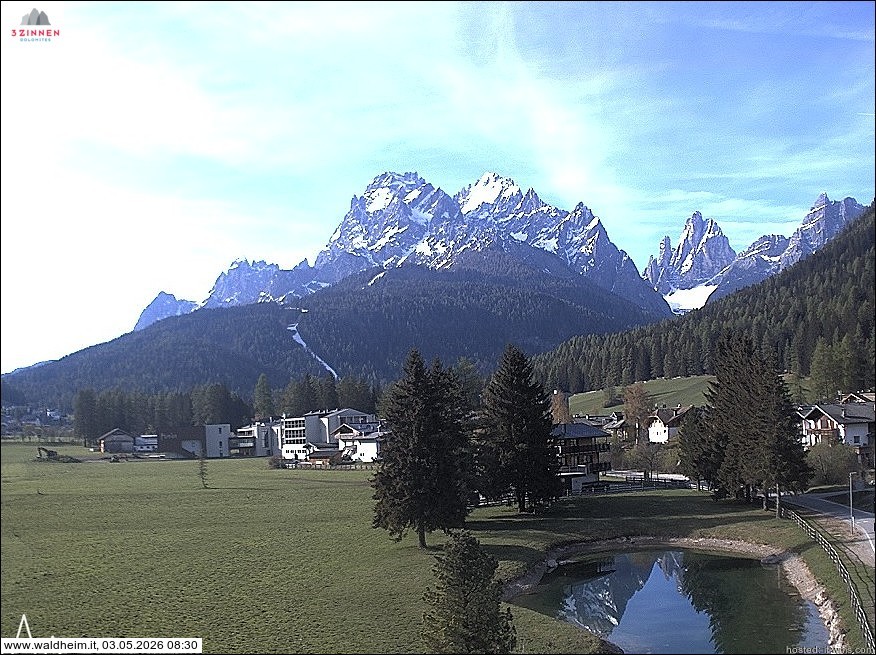Archiv Foto Webcam Waldheim bei Sexten