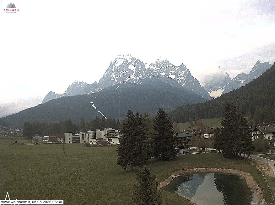 Archived image Webcam Waldheim (Sexten)