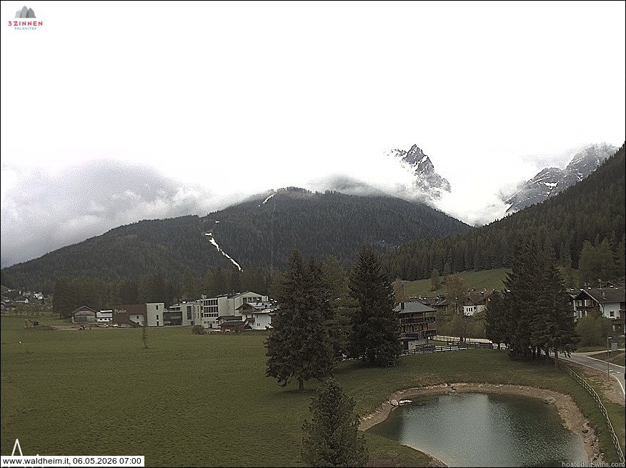 Archiv Foto Webcam Waldheim bei Sexten