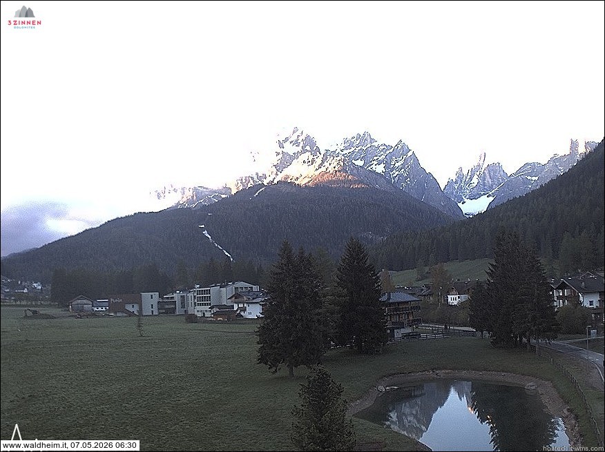 Archiv Foto Webcam Waldheim bei Sexten
