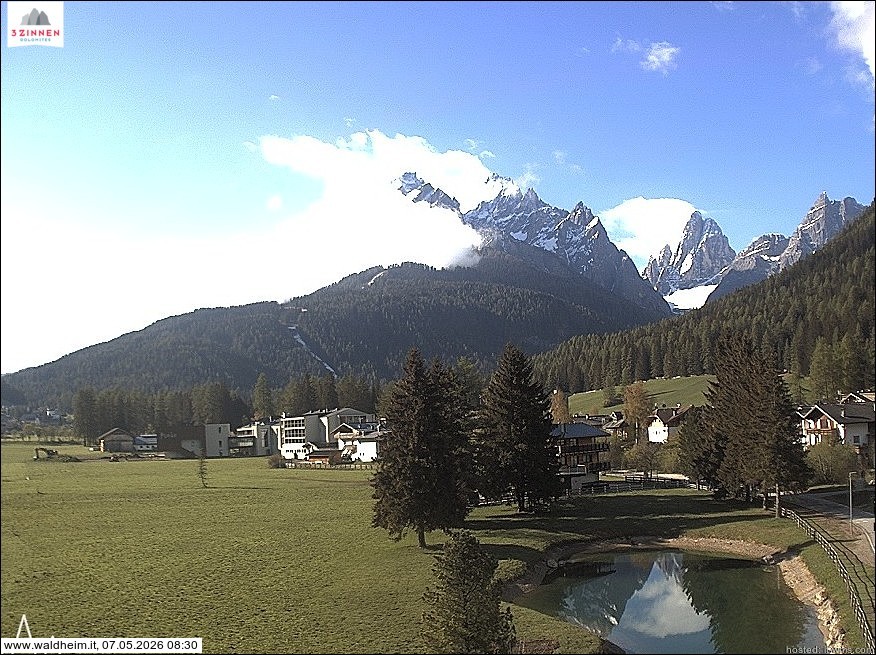 Archiv Foto Webcam Waldheim bei Sexten