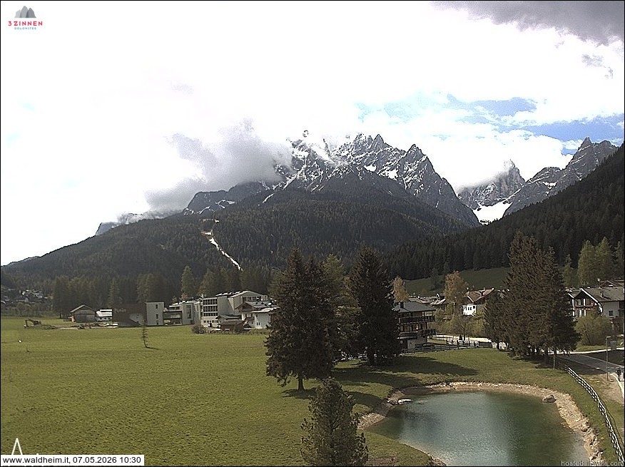 Archiv Foto Webcam Waldheim bei Sexten