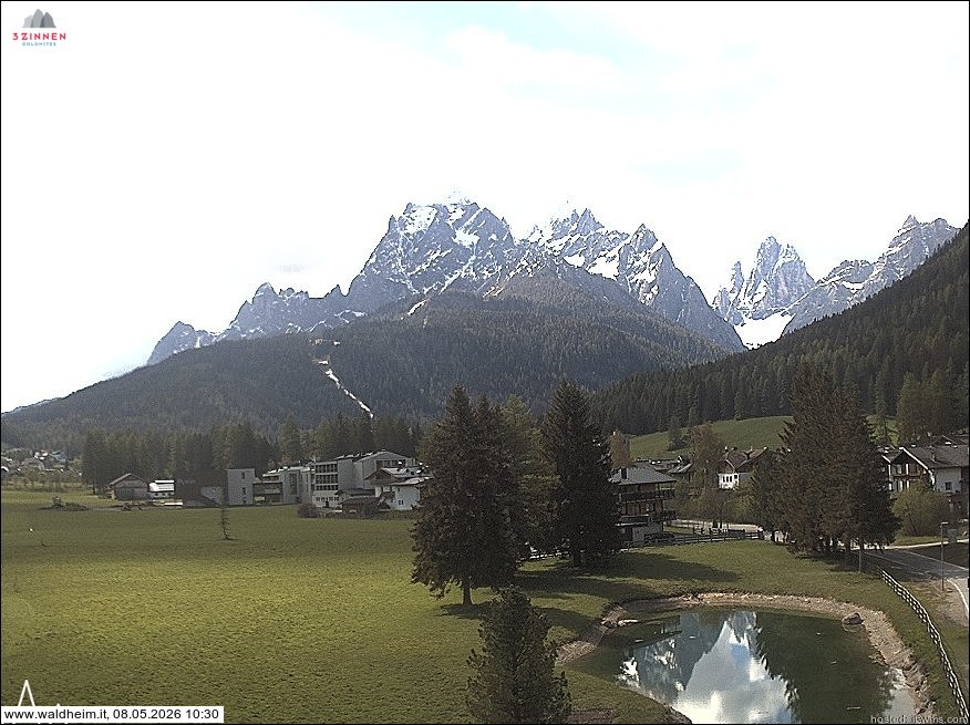 Archived image Webcam Waldheim (Sexten)