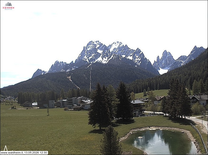 Archiv Foto Webcam Waldheim bei Sexten