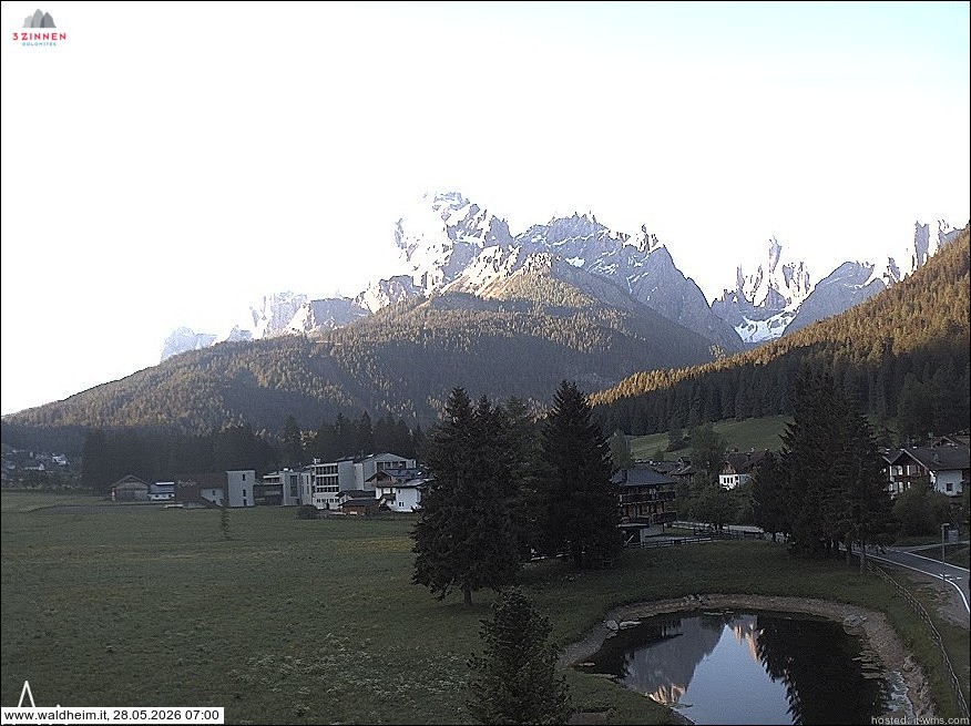Archived image Webcam Waldheim (Sexten)