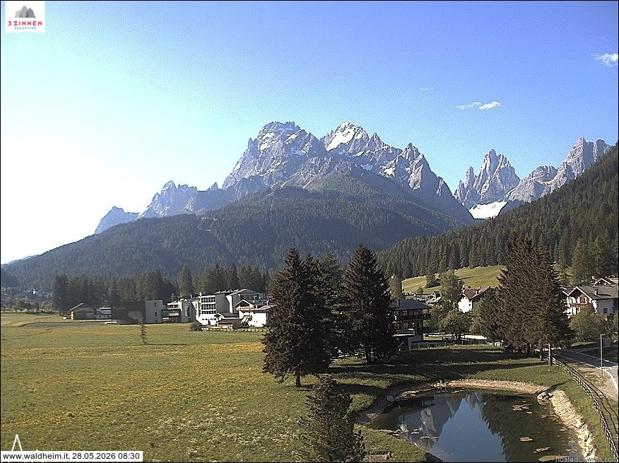 Archived image Webcam Waldheim (Sexten)