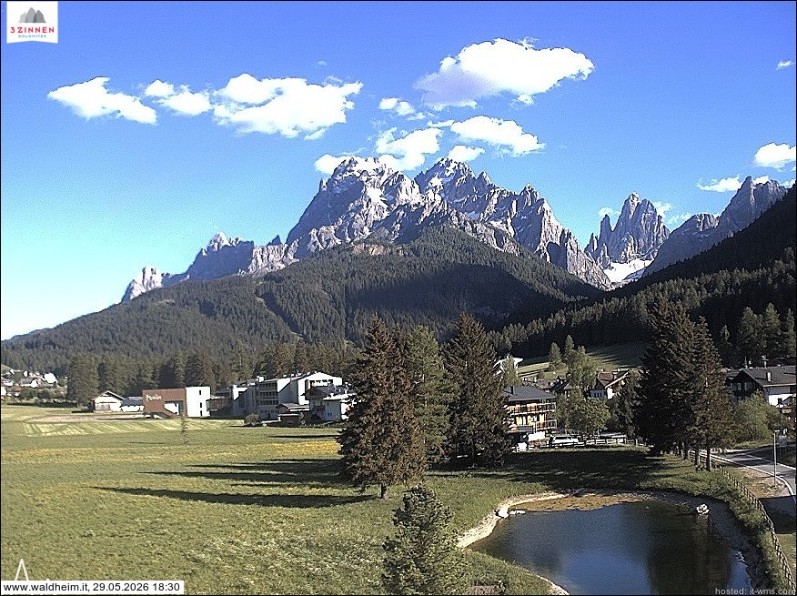 Archived image Webcam Waldheim (Sexten)