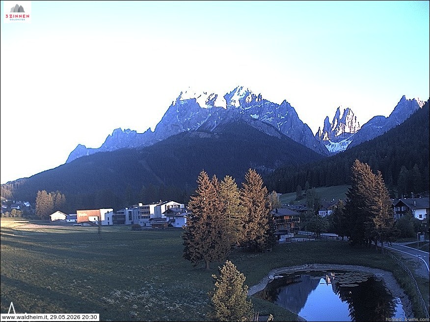 Archived image Webcam Waldheim (Sexten)