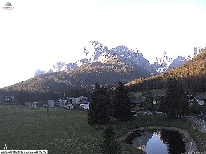 Archiv Foto Webcam Waldheim bei Sexten