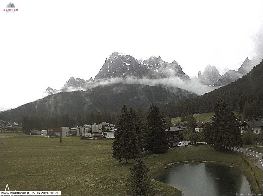 Archiv Foto Webcam Waldheim bei Sexten
