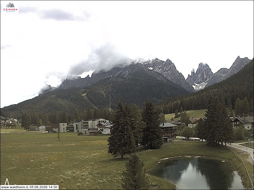 Archiv Foto Webcam Waldheim bei Sexten