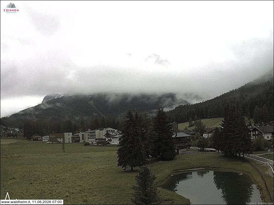 Archiv Foto Webcam Waldheim bei Sexten