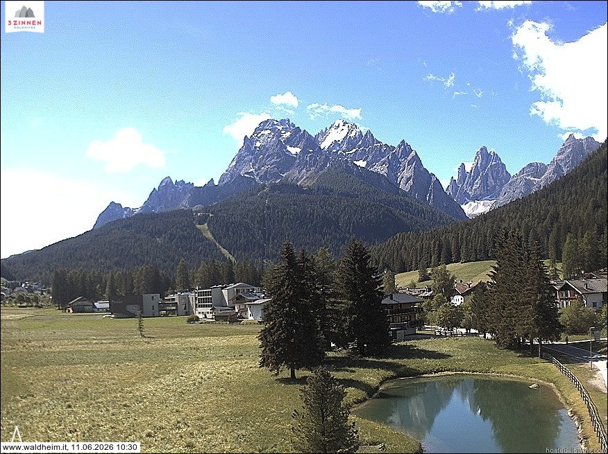 Archiv Foto Webcam Waldheim bei Sexten