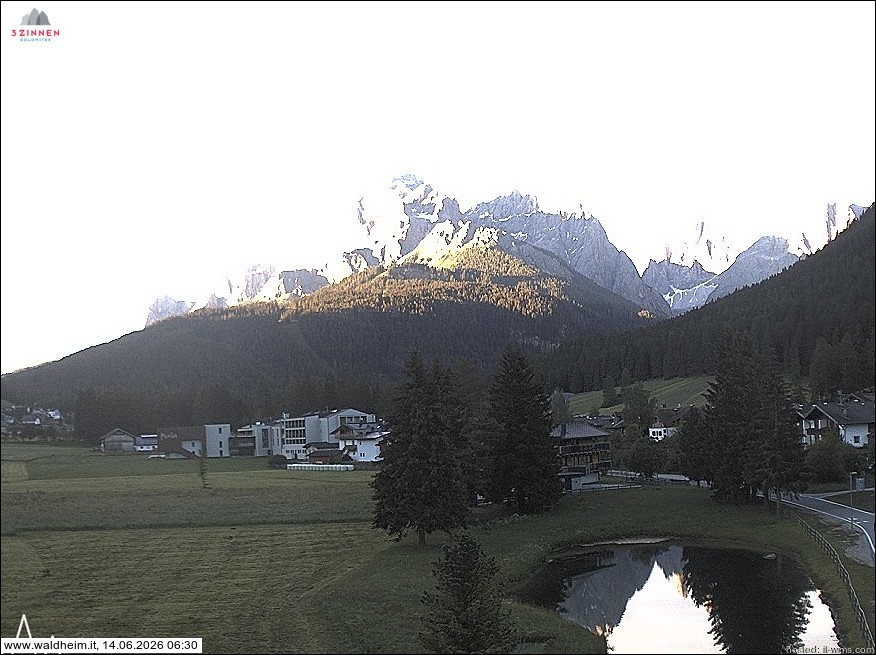 Archiv Foto Webcam Waldheim bei Sexten