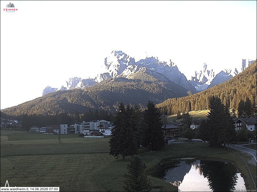 Archiv Foto Webcam Waldheim bei Sexten