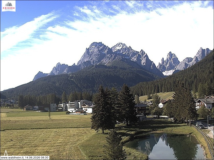 Archiv Foto Webcam Waldheim bei Sexten