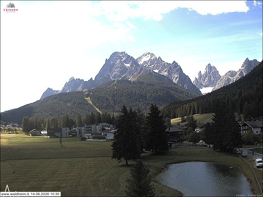 Archiv Foto Webcam Waldheim bei Sexten