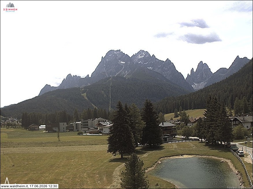 Archived image Webcam Waldheim (Sexten)