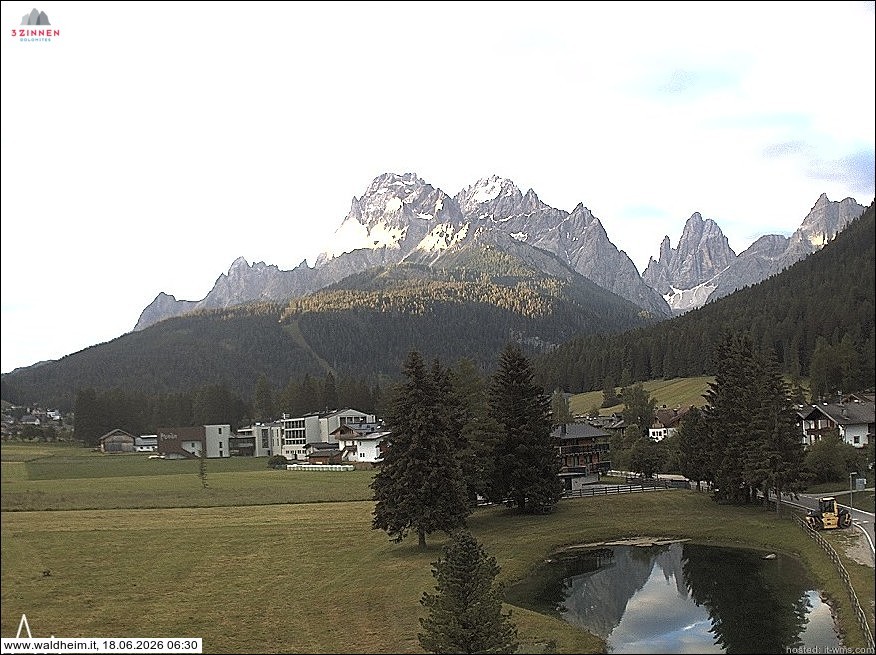 Archiv Foto Webcam Waldheim bei Sexten