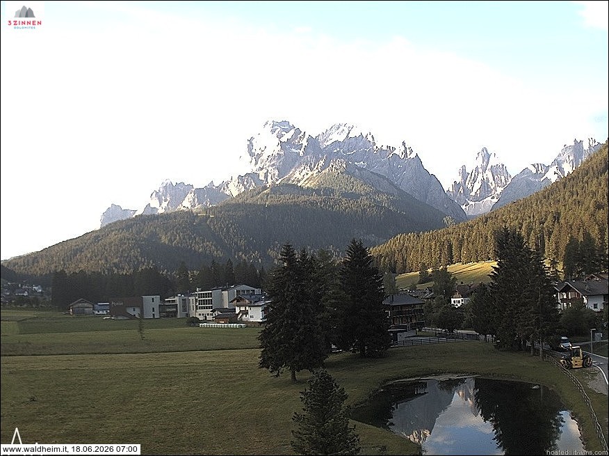 Archiv Foto Webcam Waldheim bei Sexten