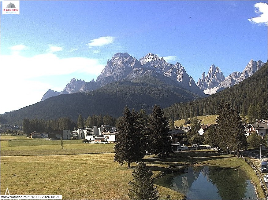 Archiv Foto Webcam Waldheim bei Sexten
