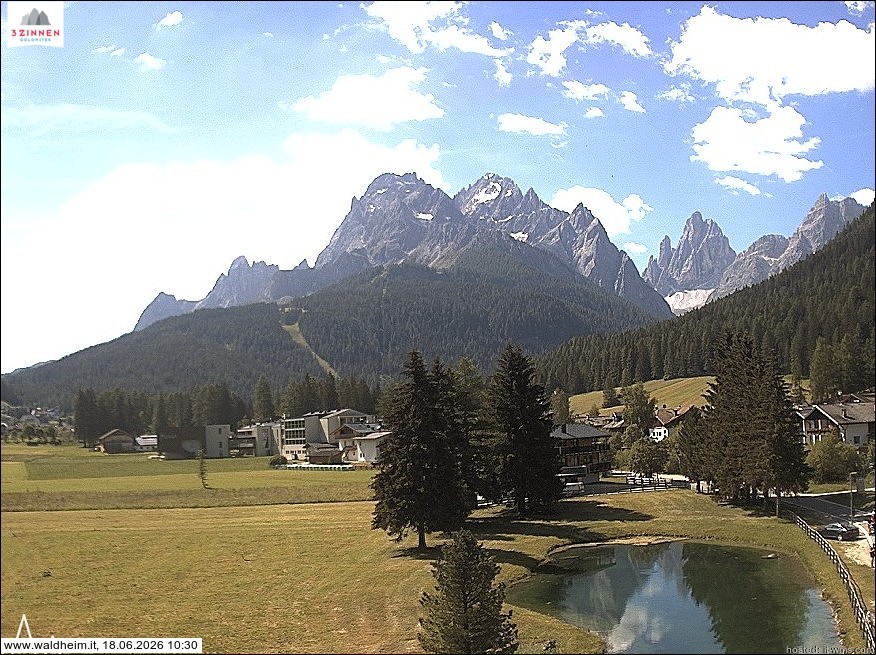 Archiv Foto Webcam Waldheim bei Sexten