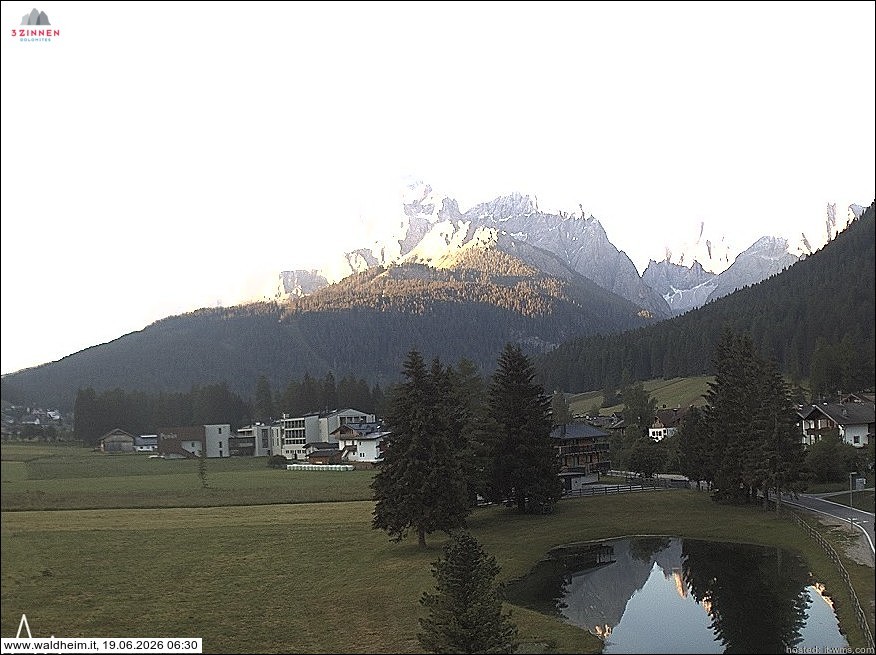 Archiv Foto Webcam Waldheim bei Sexten