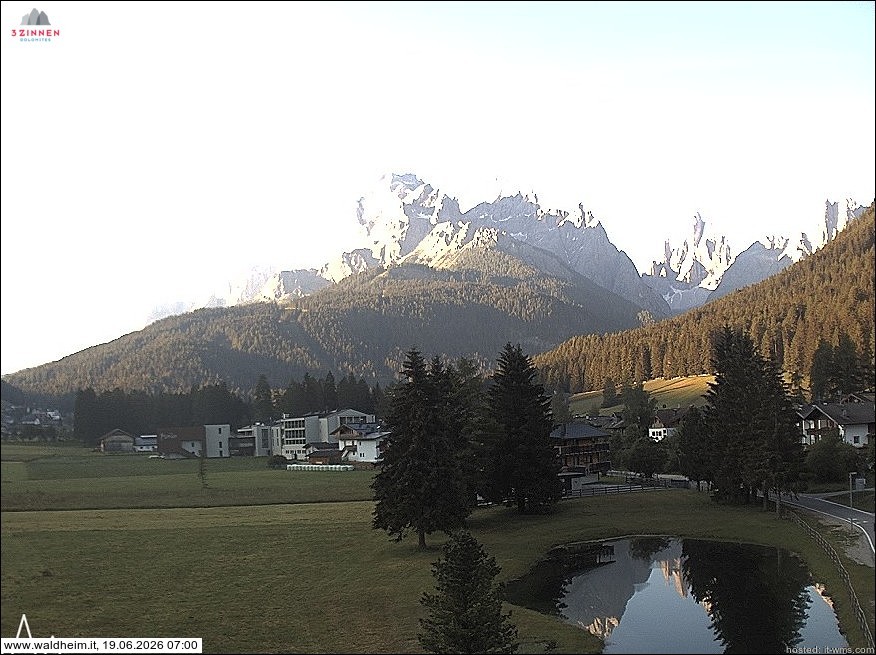 Archiv Foto Webcam Waldheim bei Sexten