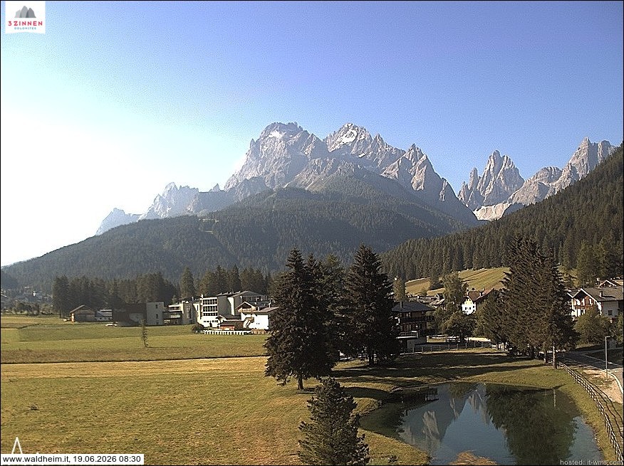 Archiv Foto Webcam Waldheim bei Sexten