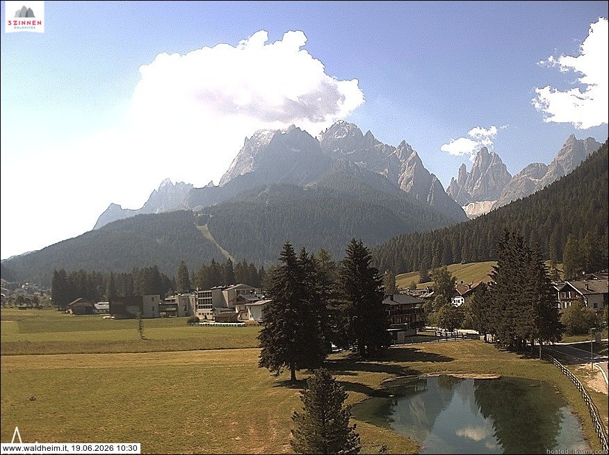 Archiv Foto Webcam Waldheim bei Sexten