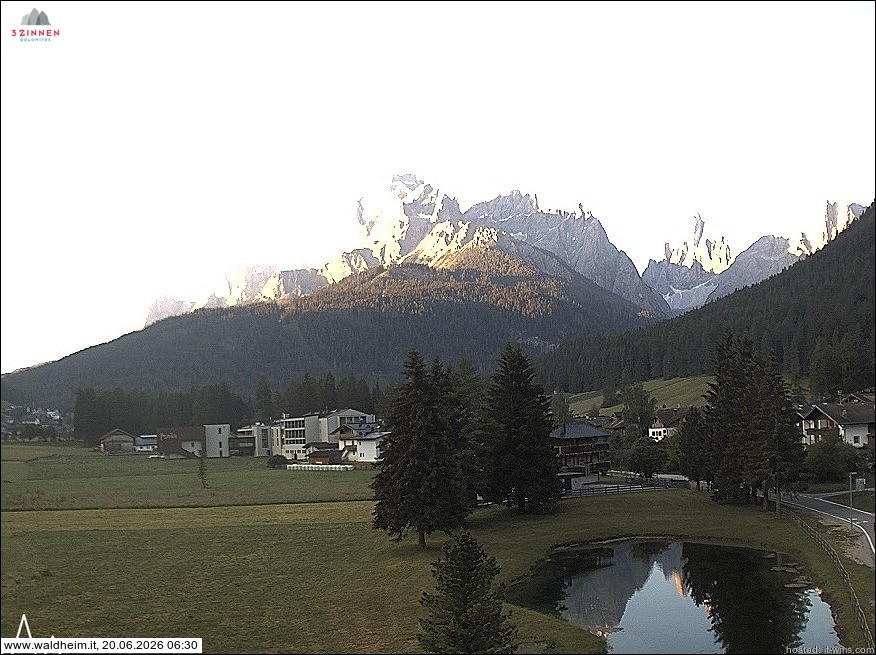 Archiv Foto Webcam Waldheim bei Sexten