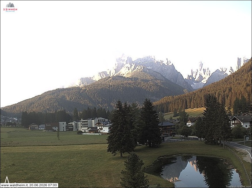 Archiv Foto Webcam Waldheim bei Sexten