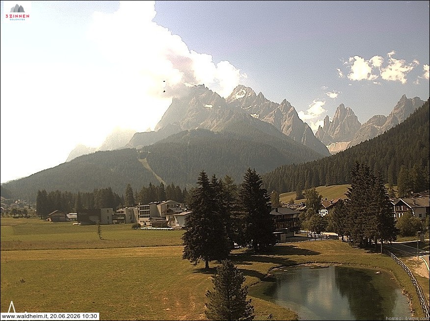 Archiv Foto Webcam Waldheim bei Sexten